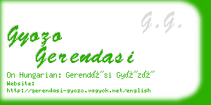 gyozo gerendasi business card